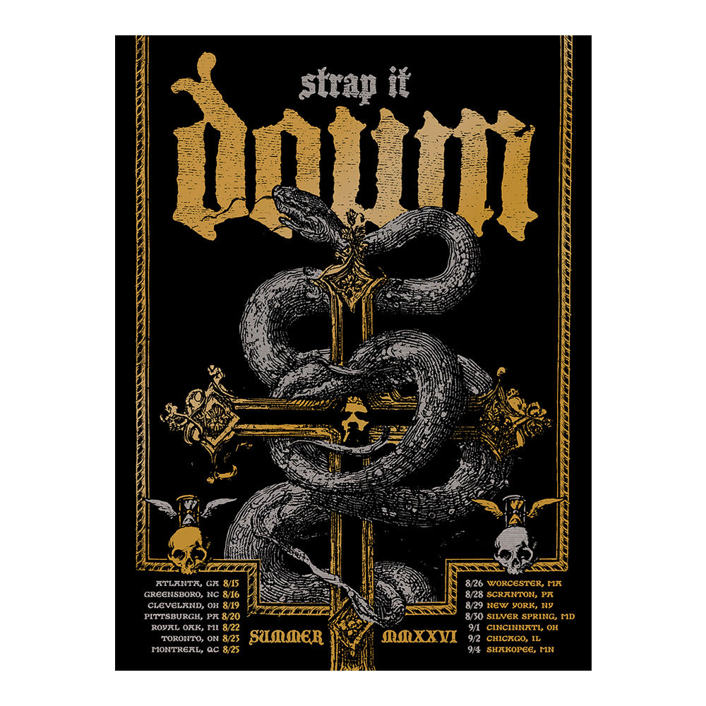 Strap It Down Tour Poster