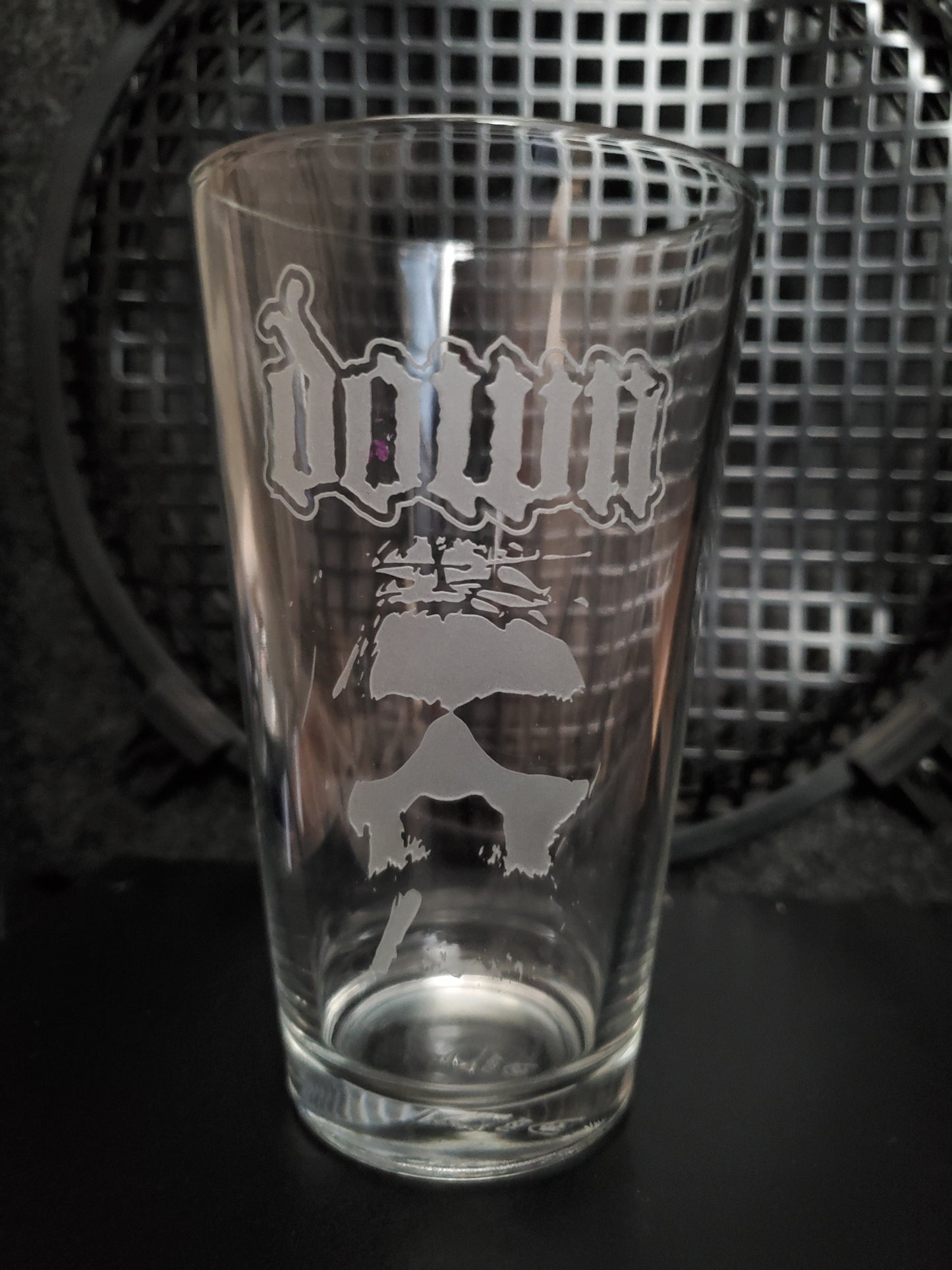 Smoking Jesus Pint Glass