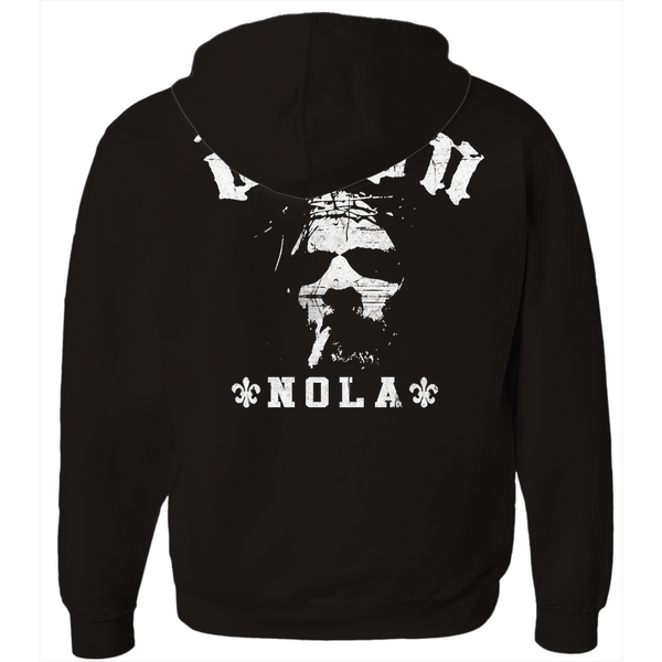 Smoking Jesus Nola Zip Hoodie