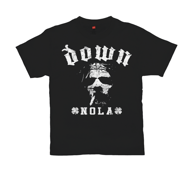 DOWN Smoking Jesus Nola Black Tee