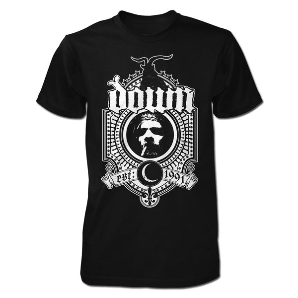 DOWN Est 1991 Black Tee-X-Large