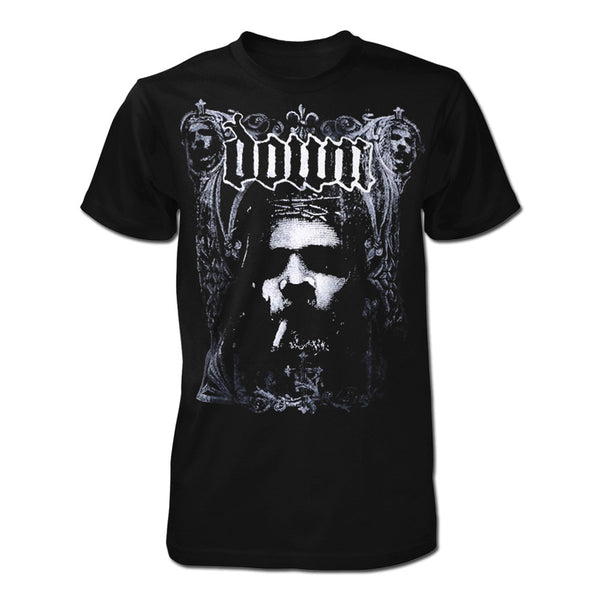 Gothic Smoking Jesus T-Shirt - X-Large